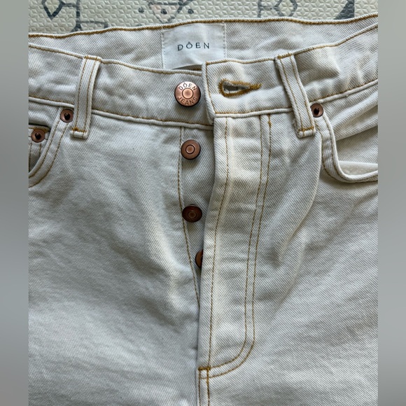 DOEN Diana Jeans in Oat/Cream Size 25 - Picture 10 of 13